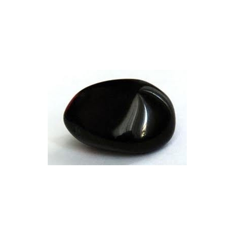 Schwarzer Kieselstein-Obsidian