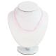 Halskette Rosa Quarz 45 cm