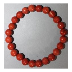 Rotes Jaspis-Armband 8 mm