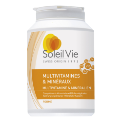 Multivitamines & Minéraux - 120 gélules - Soleil Vie
