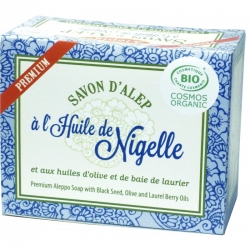 savon d'Alep premium à l'huile de Nigelle 125g