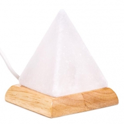 Mini lampe pyramide sel blanche USB + LED