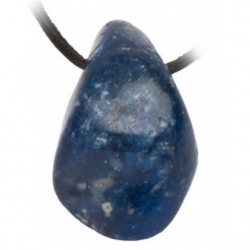 Pendentif galet percé - Lapis lazuli poli 2-3cm