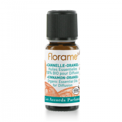 FLORAME - Mélange d'huiles essentielles bio Cannelle-Orange - 10ml