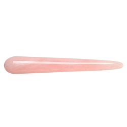 Bâton de massage - Quartz rose 7 à 9cm