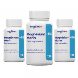 Meeres-Magnesium + Vitamin B6 - Kur (3 Flaschen)