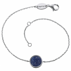 Bracelet Lapiz Lazuli - Argent