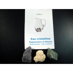 Eau cristalline Balance Harmonie (pierres carafe)