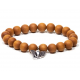 Mala / bracelet bois santal - Ganesh