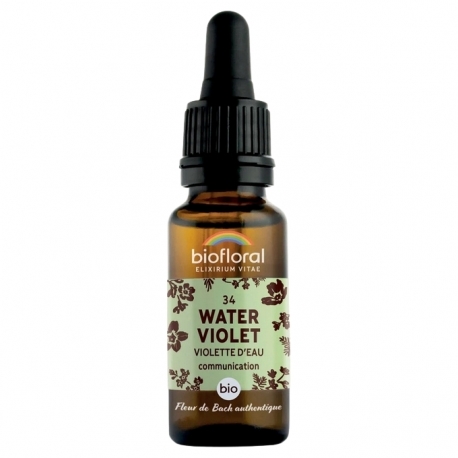 Bio Bachblüten - Water Violet (Wasser-Veilchen) - Flasche (New)
