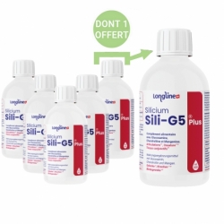 Silicium Sili-G5 Plus - 3 Monate Kur - 6 Flaschen