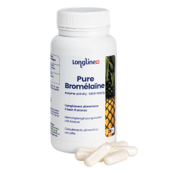 Bromélaïne pure 5000 GDU - 60 gélules
